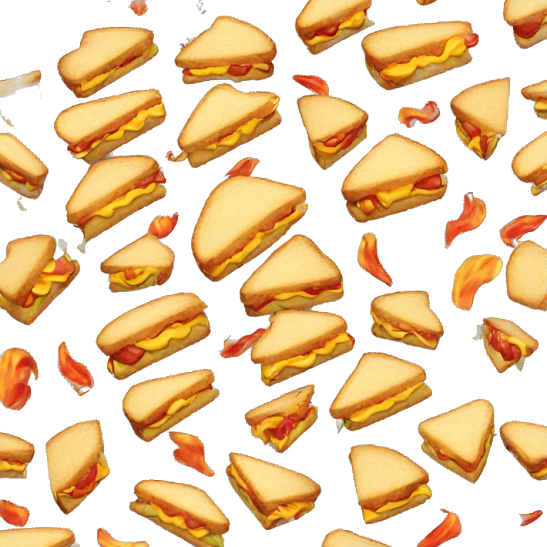 sandwich fire emoji