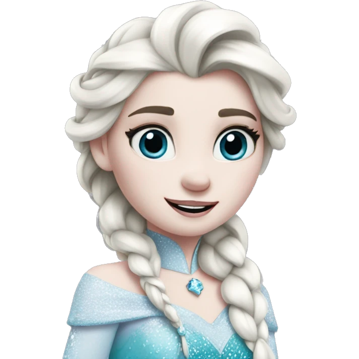 elsa as olaf emoji