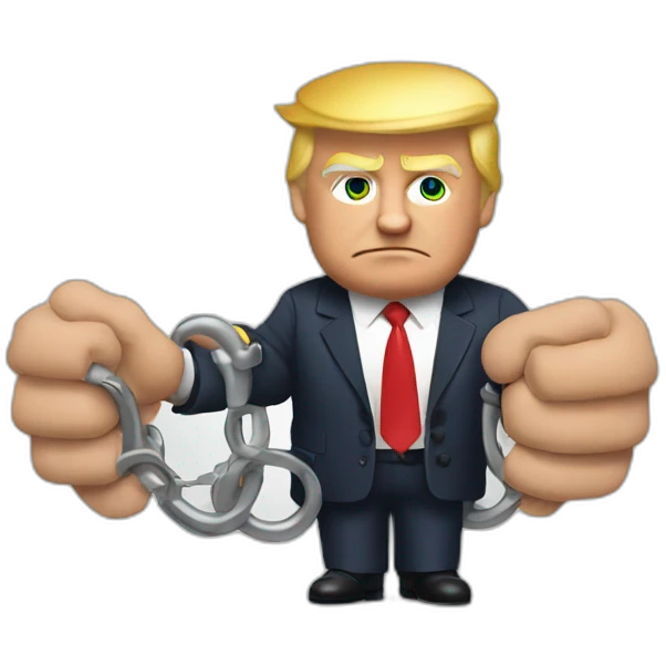 trump-in-handcuffs emoji