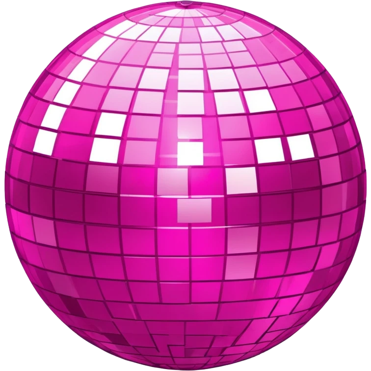hot pink disco ball  emoji