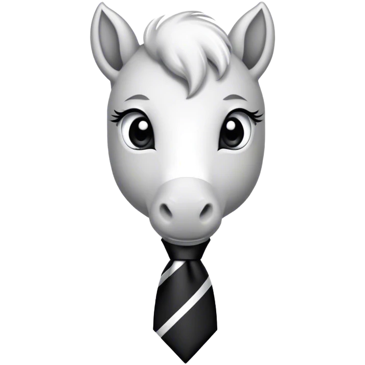 Foal tie emoji