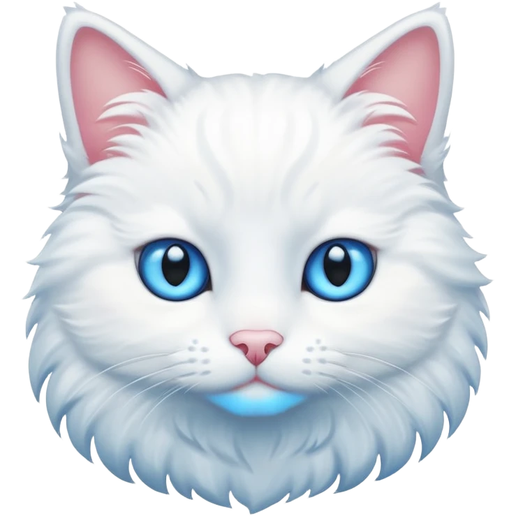  Cat white emoji
