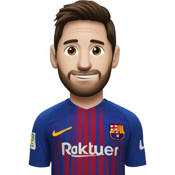 Messi alzado un dedo  emoji