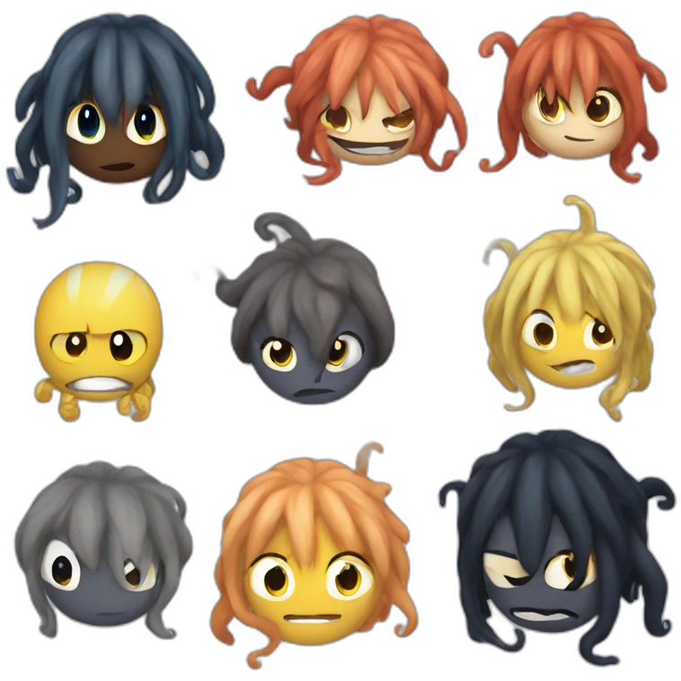 cute kraken mashup naruto emoji