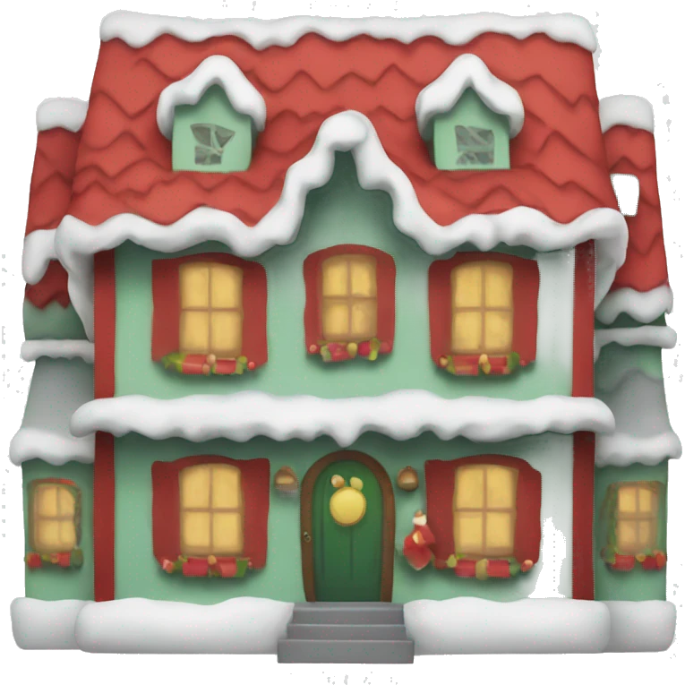 santa house  emoji