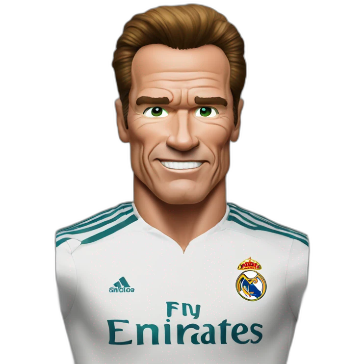 arnold schwarzenegger jugador del real madrid emoji