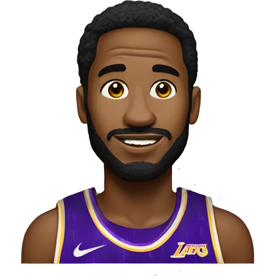 HOLOGRAPHIC LOS ANGELES LAKERS emoji