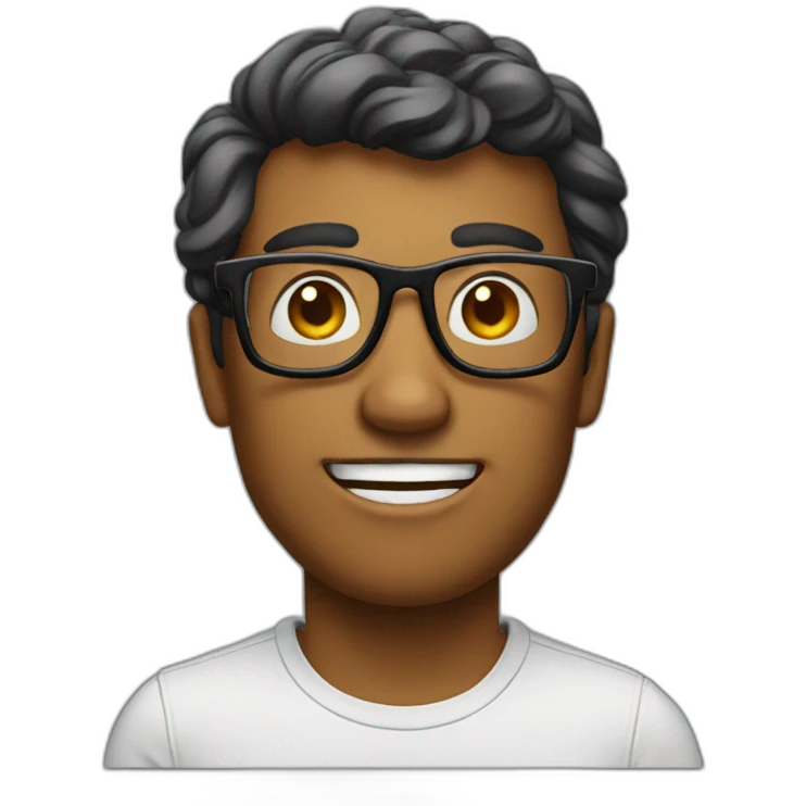 nerd very impressed emoji