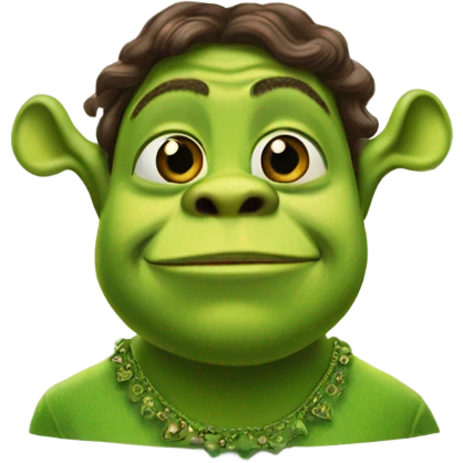 shrek in a frog costume emoji