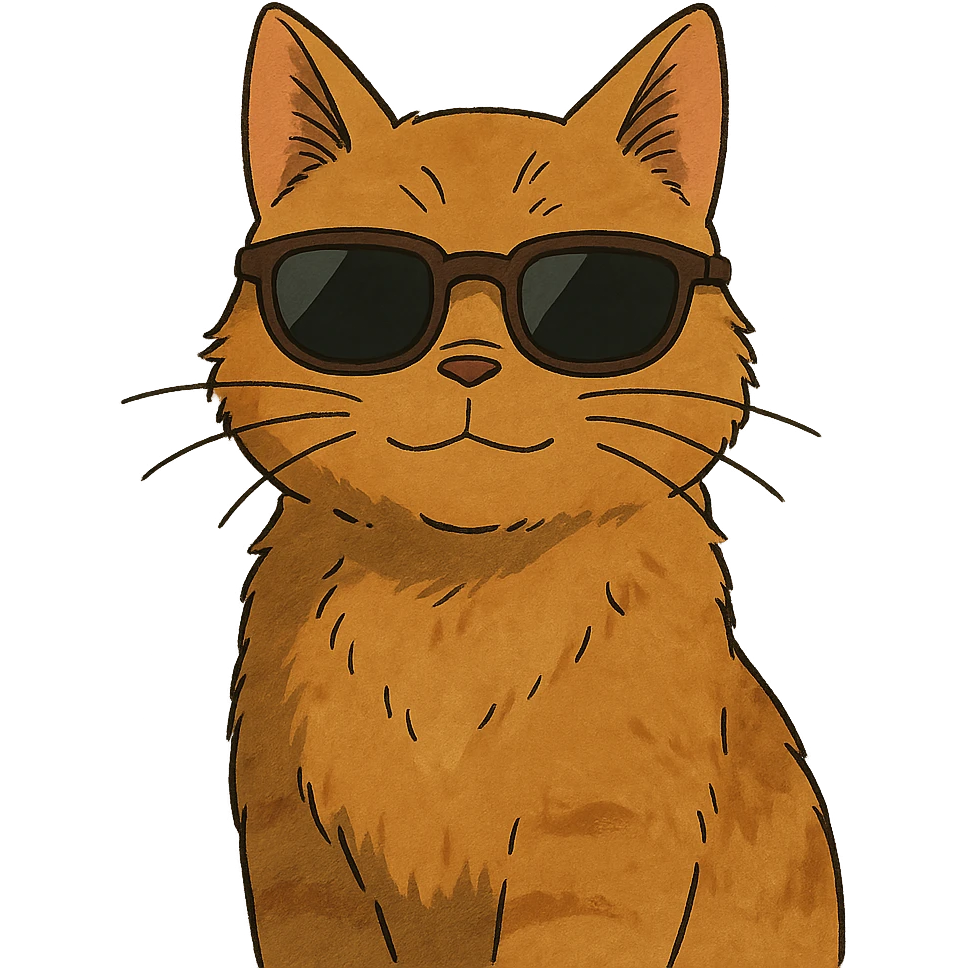 cat wearing sunglasses emoji