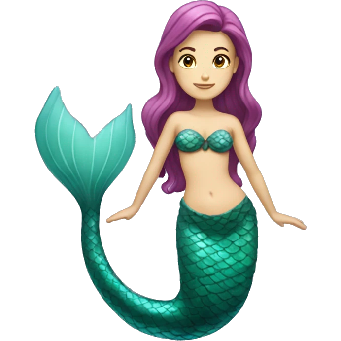 caucasian mermaid emoji