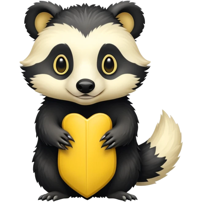 Hufflepuff badger emoji