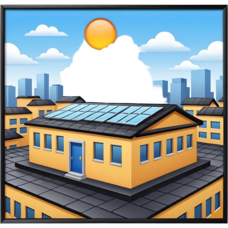 Beautiful School rooftop emoji