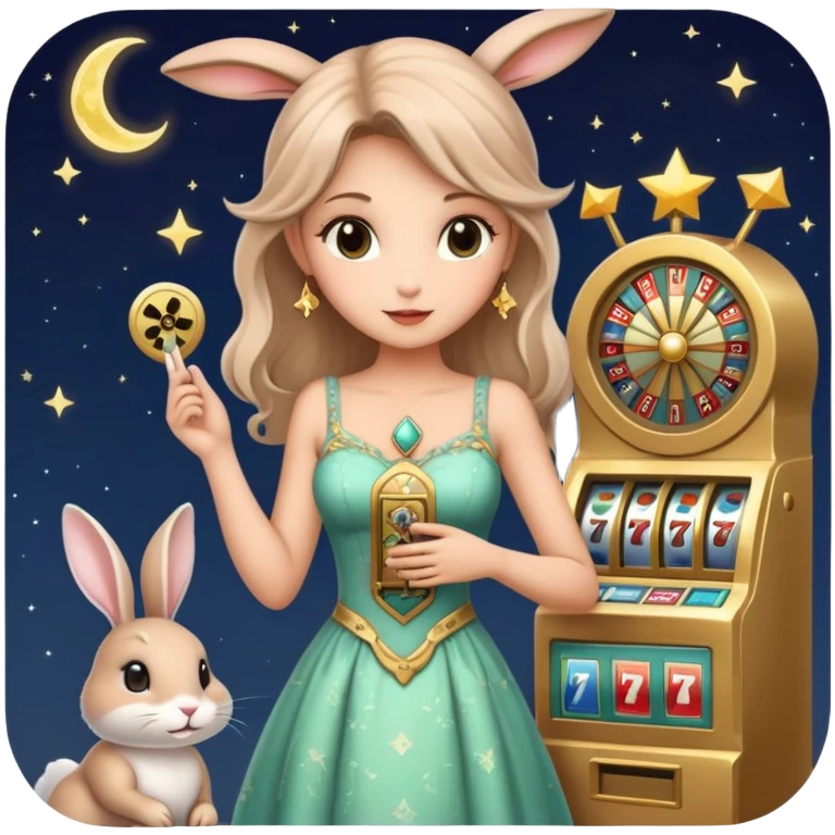 ⚙️🎰🧚🌙🐰 emoji
