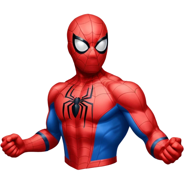 Spider-Man superhero in classic red and blue costume emoji
