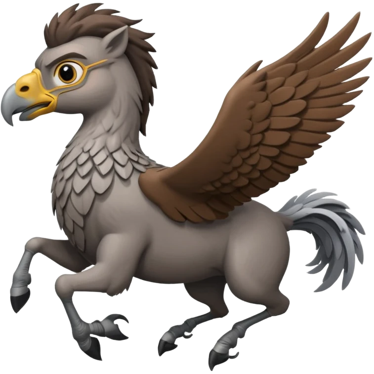 harry potter riding buckbeak emoji