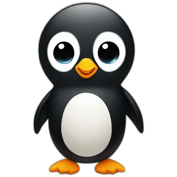 cute penguin emoji
