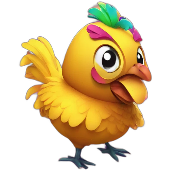 disco chicken emoji