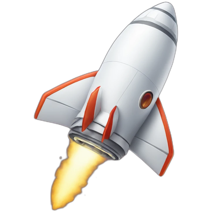 upside down rocketship emoji