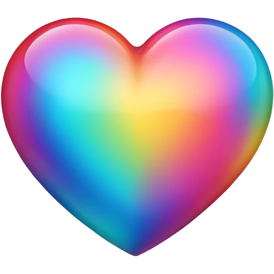 Cœur multicolore  emoji