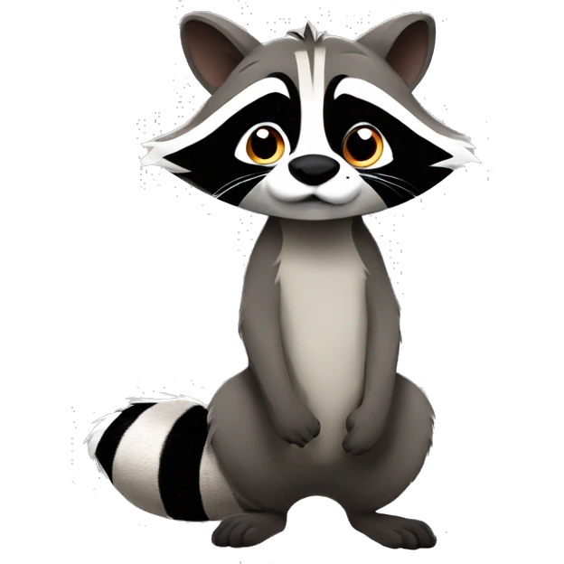 Raccoon, Disney, Meeko emoji