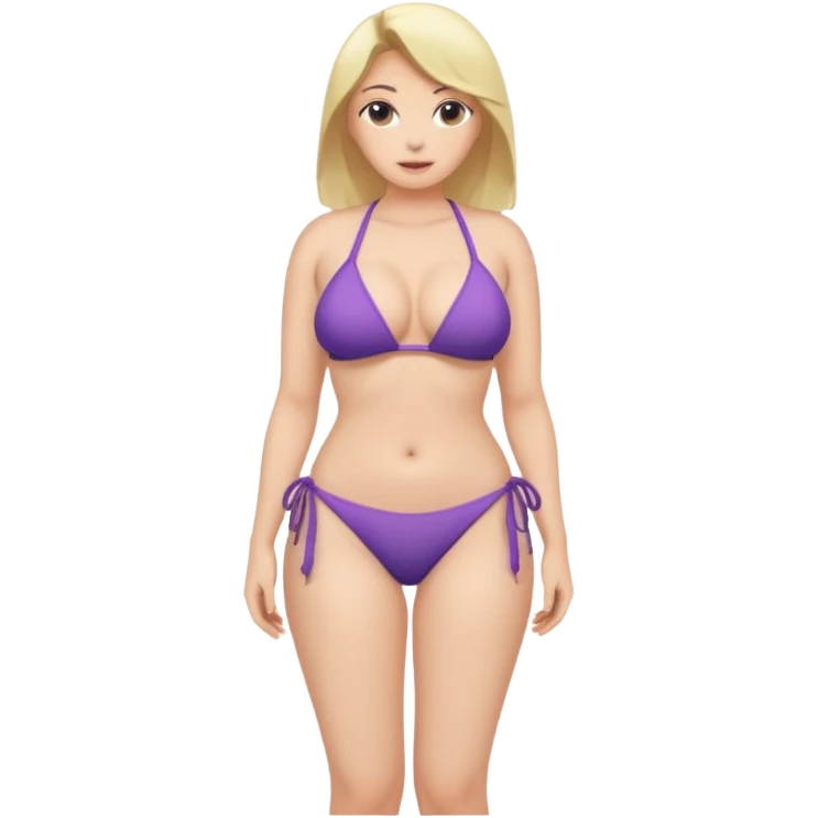 big ass and gigantic tits full body female emoji