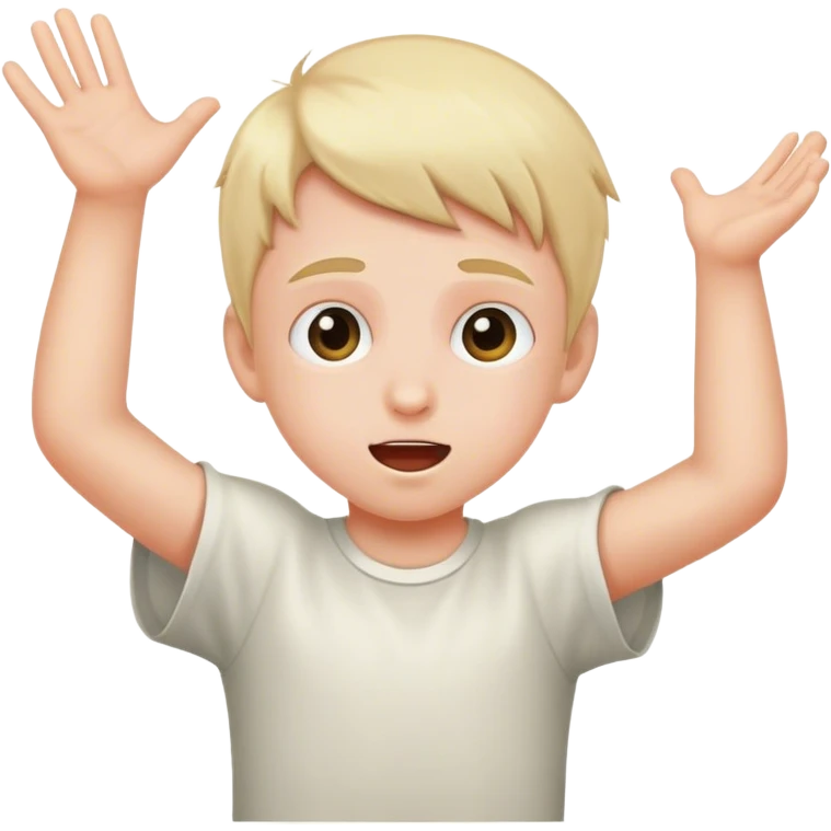 Kid being thrown emoji