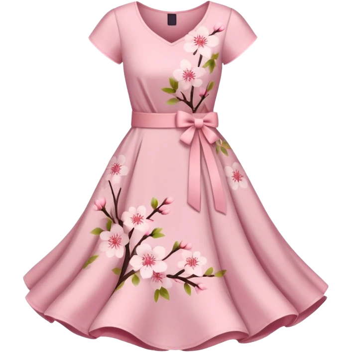 A cute Sakura dress  emoji