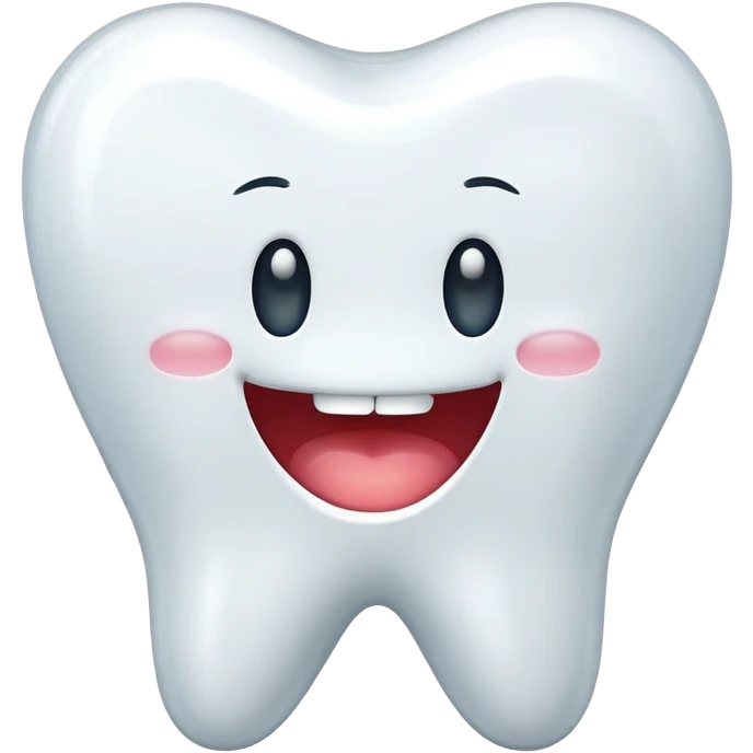 happy tooth emoji