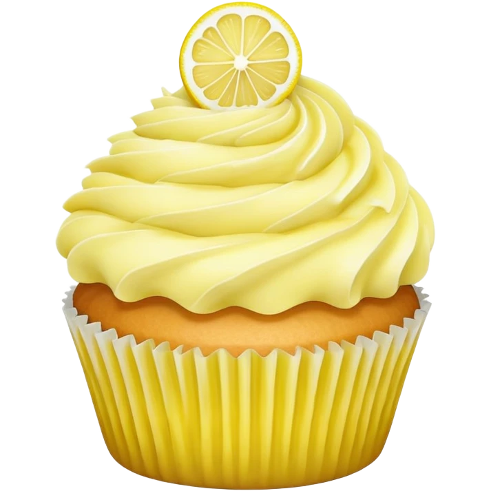 lemon cupcake emoji