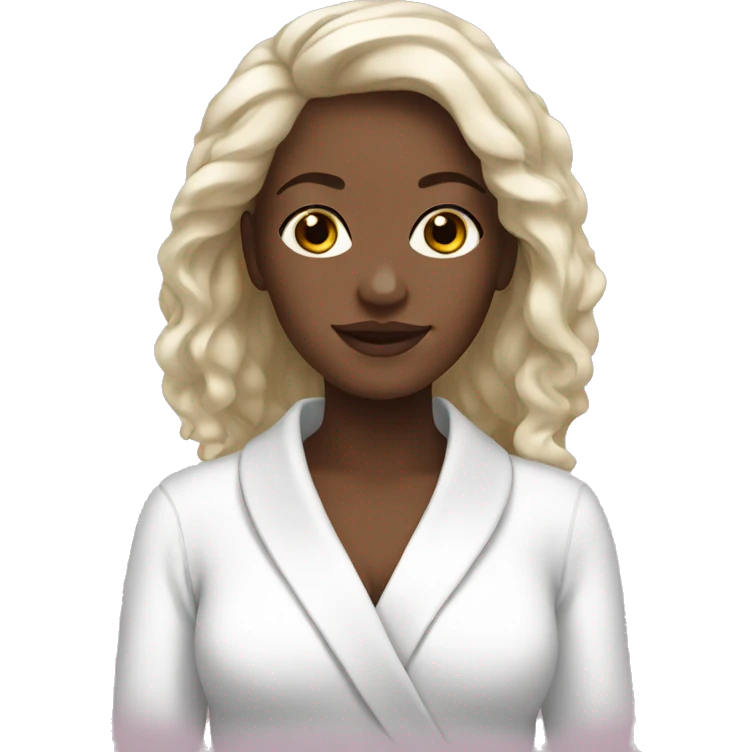 Spa white girl emoji