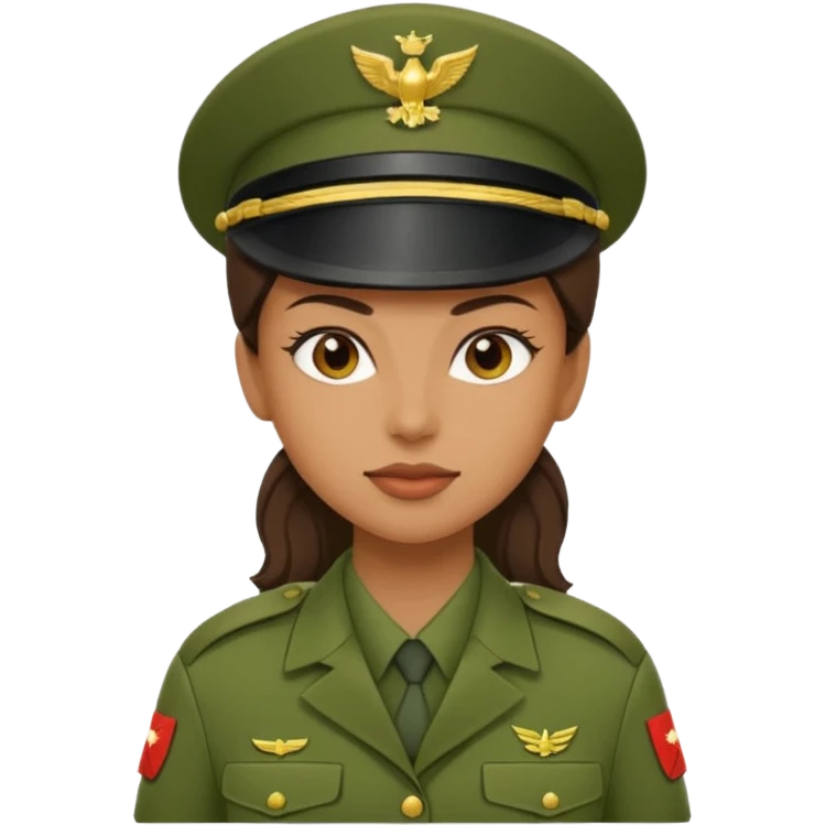 militar mujer emoji