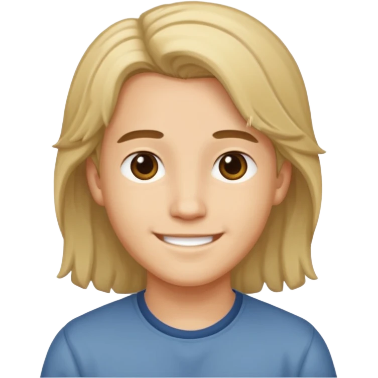 young full hairristian emoji