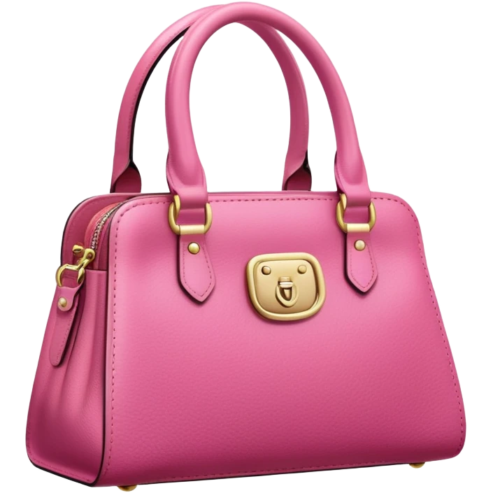 Pink hangbag emoji