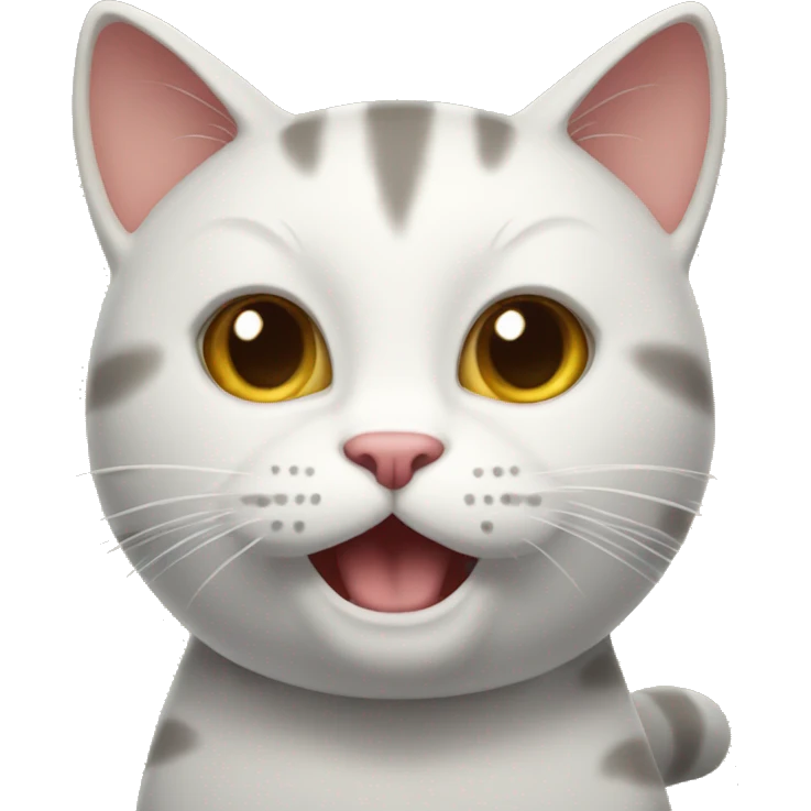 i am happy cat emoji
