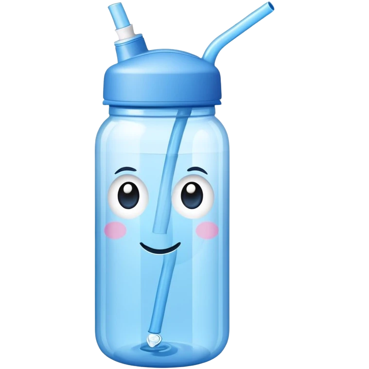 A cute water bottle emoji