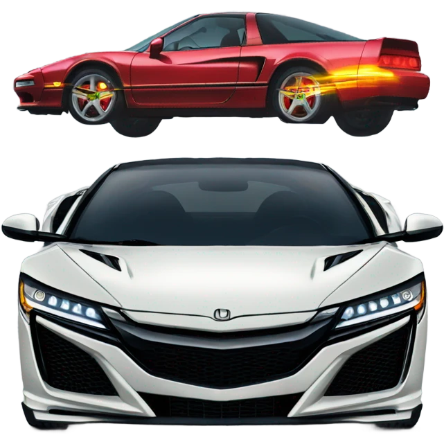 first gen honda nsx pop up lights emoji