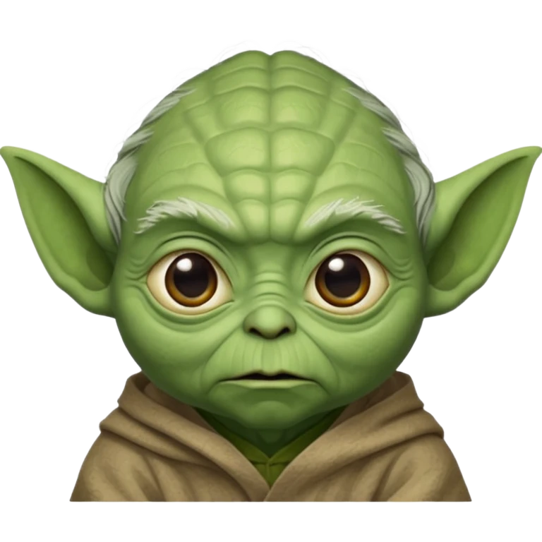 A 6 7 yoda Star Wars emoji