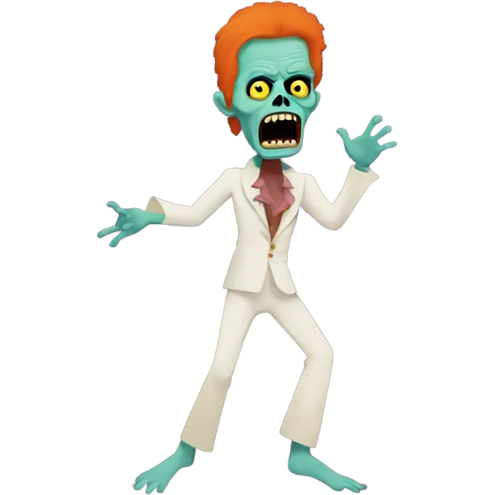 ziggy stardust zombie dancing emoji