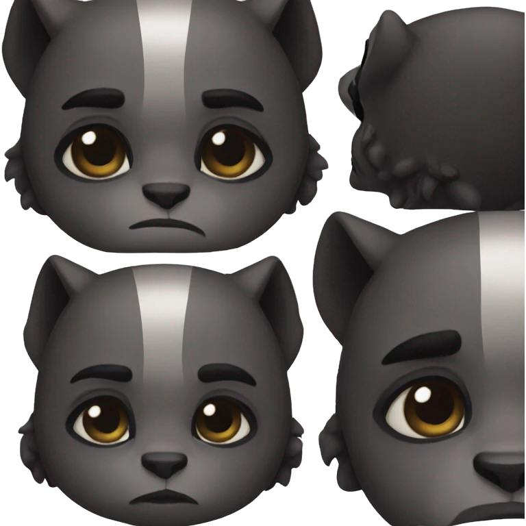 sad black panther emoji