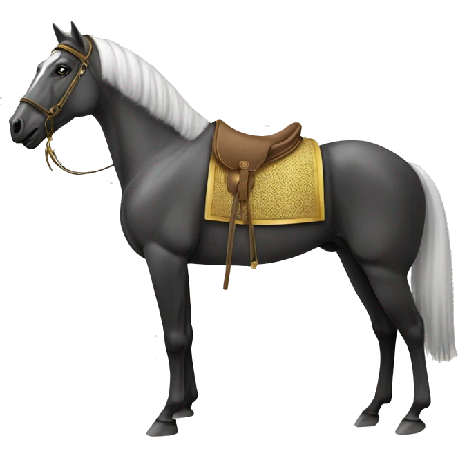 arabic horse on Napoléon emoji