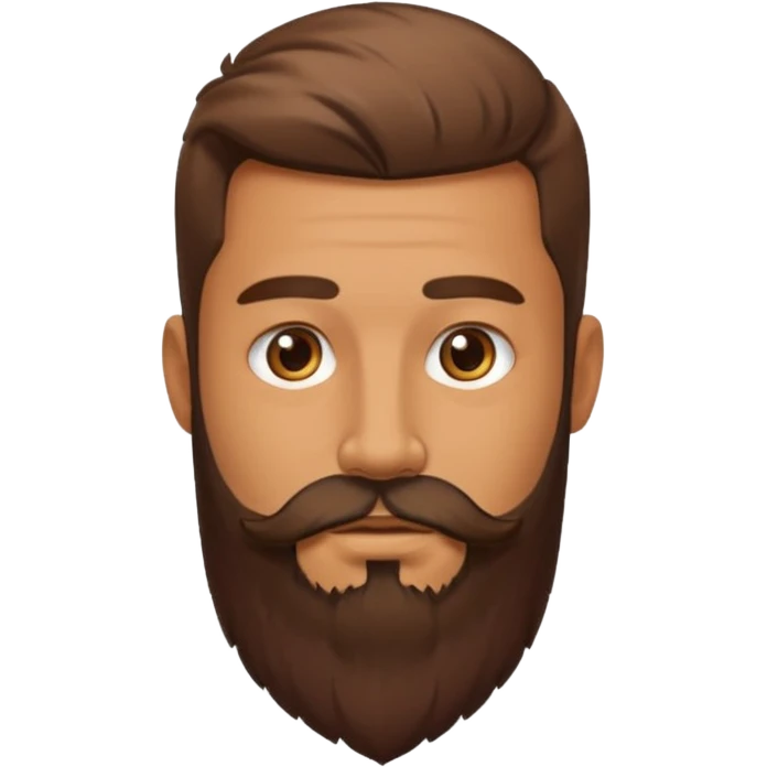 different beard emoji