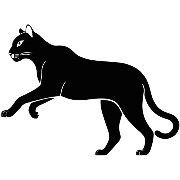 Puma brand logo as an emoji emoji