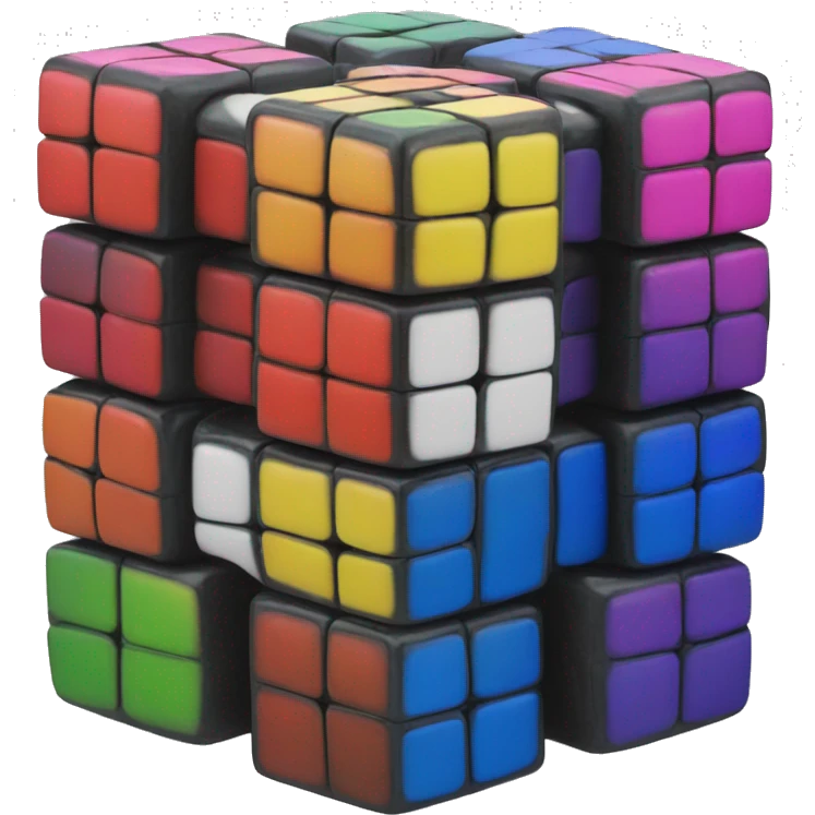 Rubiks cube emoji