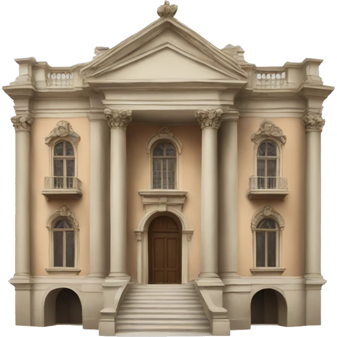 baroque building transparent background emoji