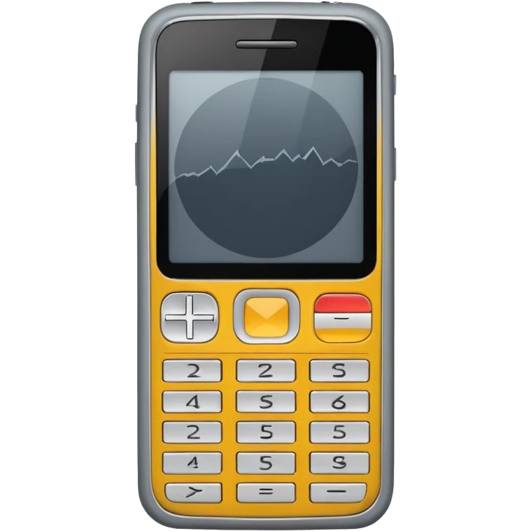 telefóno movil viejo sin emoji simple minimalista emoji