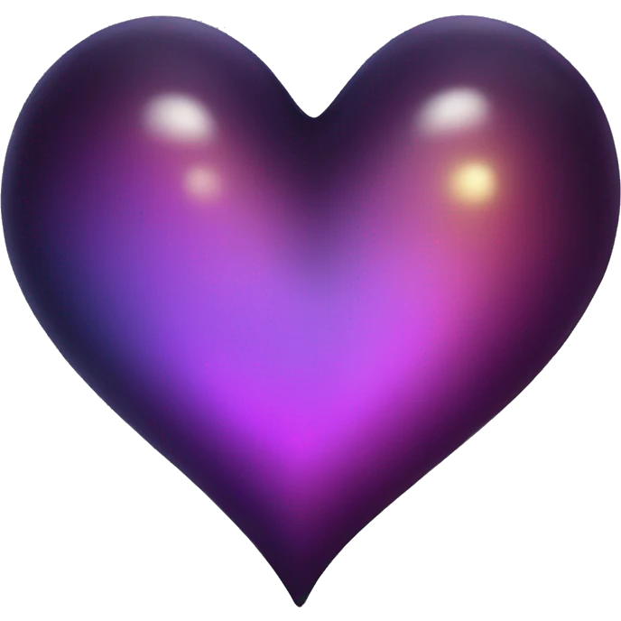dark warm iridescent SCALE heart emoji