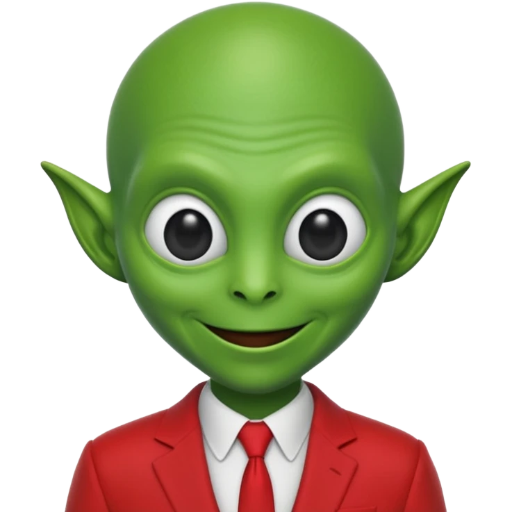 Alien man santa 
   emoji