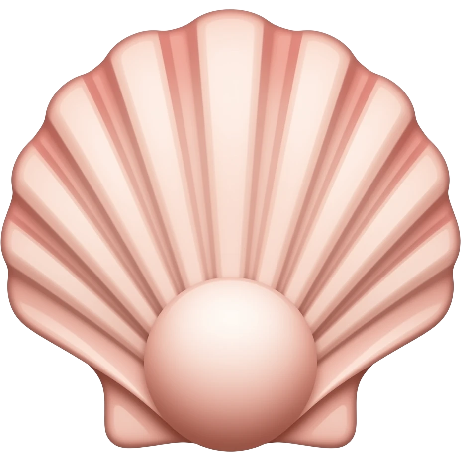 pink seashell emoji