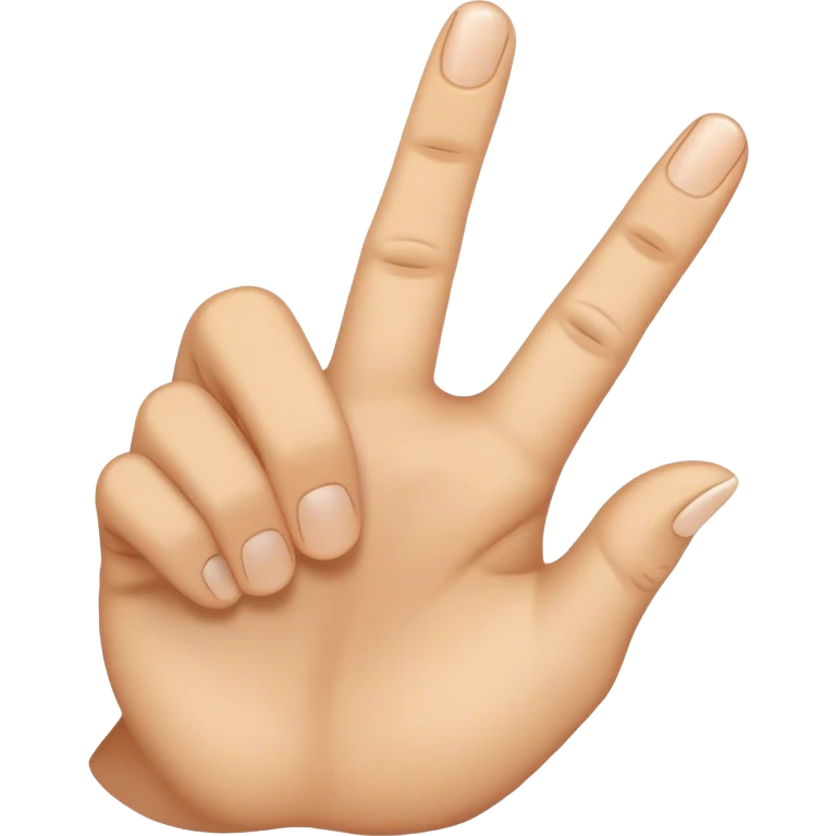 hooked finger emoji